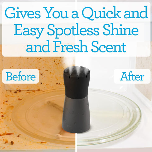 IMPRESA Microwave Steam Cleaner, 2 Pack for Quick & Effortless Cleaning - Just Add Vinegar & Water