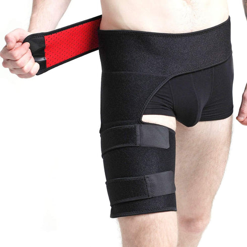 Groin Support Hip Brace for Sciatica Pain Relief, Compression Sleeve for Thigh and Hamstring
