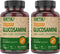 DEVA Vegan Glucosamine-MSM-CMO & Turmeric Supplement - 90 Tablets (Pack of 2) Gluten Free Plant Based Nutritional