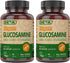 DEVA Vegan Glucosamine-MSM-CMO & Turmeric Supplement - 90 Tablets (Pack of 2) Gluten Free Plant Based Nutritional