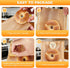 kuugude 120 Pack 7.5 5.1 Inch Bread Bags - x Bakery Bags with Window & Seal Stickers, Heat Sealable Grease Resistant