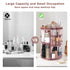 Rotating Makeup Organizer | DIY 8 Adjustable Layers 360 Spinning Skincare Organizers, Makeup Storage Carousel