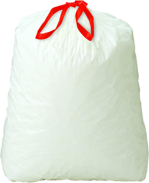 Amazon Basics Tall Kitchen Drawstring Trash Bags, Clean Fresh Scent, 13 Gallon, 45 Count, Pack of 1