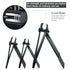 Manicure Set, Travel Mini Nail Clippers Kit, 10pcs Stainless Steel Grooming Tools (Black)