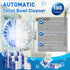 Qualirey 100 Pack Toilet Bowl Tablets - Long Lasting Automatic Cleaner for Bathroom Toilet Tank (Blue and White)