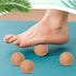 Seenelling 50 1.5 Inch Pcs Cork Massage Ball Solid Hard Myofascial Release Yoga Ball for Back Foot Neck Pain Therapy