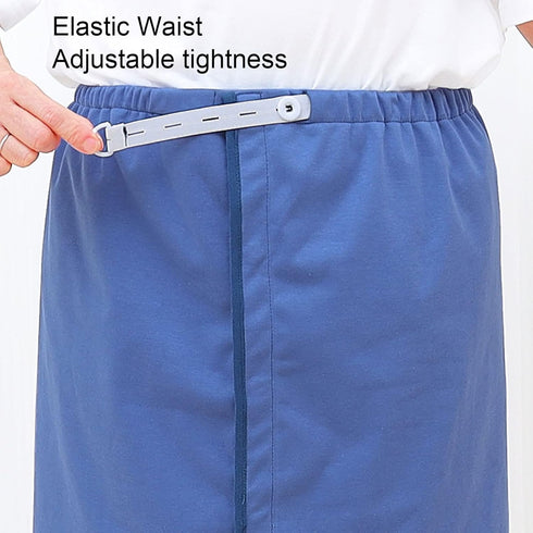 Wearable Incontinence Bed Pads Washable Reusable Cotton Diaper Skirt Incontinence Mattress Mats with Zipper for Adult