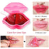 20Pcs Moisturizing/Plumping Lip Mask, Gel Treatment Masks for Dry Lips and Lines Overnight Care (Pink)