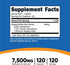 Nutricost Stinging Nettle Root Extract 7500mg, 120 Capsules - Vegetarian Friendly, Non-GMO, Gluten Free (750mg of 10:1 Extract)