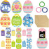Sereliy Easter Gift Card Holder,12 Sets Egg & Bunny Easter Money Holder with