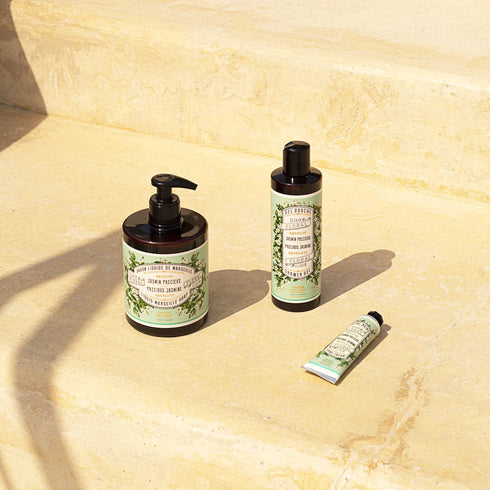 Panier des Sens Hand Cream for Dry Cracked Hands, Jasmine Mini Lotion, 1 floz, Made in France, 96% Natural