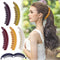 RC ROCHE ORNAMENT 6 Pcs Women's Premium Hair Plastic Banana Classic Clincher Strong Hold Ponytail Maker, Large Classic