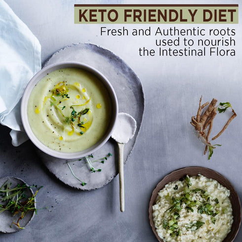 AKI Plant-Based Prebiotic Blend - 6 oz / 170 g, Ideal Source of FOS & Inulin for Intestinal Flora & Immunity, Vegan