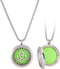 Triangle Viking Celtic Knot Essential Oil Diffuser Necklace - Stainless Steel Locket-