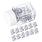 Mudder 50 Pieces Aluminum Dread Locks Adjustable Metal Cuffs Dreadlocks Beads for Braiding Hair Decorations