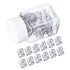 Mudder 50 Pieces Aluminum Dread Locks Adjustable Metal Cuffs Dreadlocks Beads for Braiding Hair Decorations
