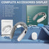 Prettypum Neck Massager with Heat, Ultra-Lightweight Electric Pulse Device for Neck Relaxation, Cordless Mini Smart