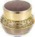 OSALADI Empty Refillable Acrylic Cosmetic Containers, 1 Pack Vintage Golden Storage Jar for Lotion Skincare Cream