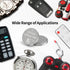 10 Count CR2450 Batteries, Long-lasting 3V Lithium Coin Cell Battery for Key Fobs, Flameless Candles, etc.