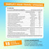 Travel Vitamin Tonic for Flight - Jet Lag, Hydration, Circulation, Immune Support, Passion Fruit Tangerine, 15 Sticks
