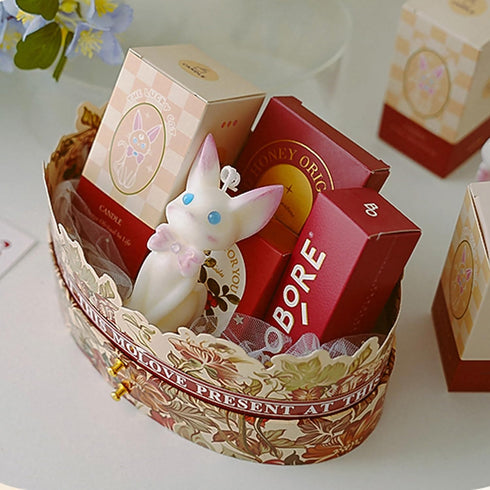 T-shin Candle,100G Cat Shaped Scented Cute Jiji Cat Animal Aroma Soy Wax Decorative Candle for Table Photo Prop