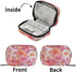 Ollabaky 7 Pill Organizer Rose Floral Travel Pill Cases Bag Portable Pill Container Days Pill Box Organizer Vitamin