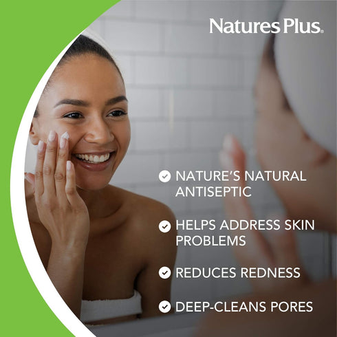 NaturesPlus Meditree Pure Australian Botanicals Tea Tree Oil - 1 fl oz - 100% Pure Essential Oil for Glowing Skin