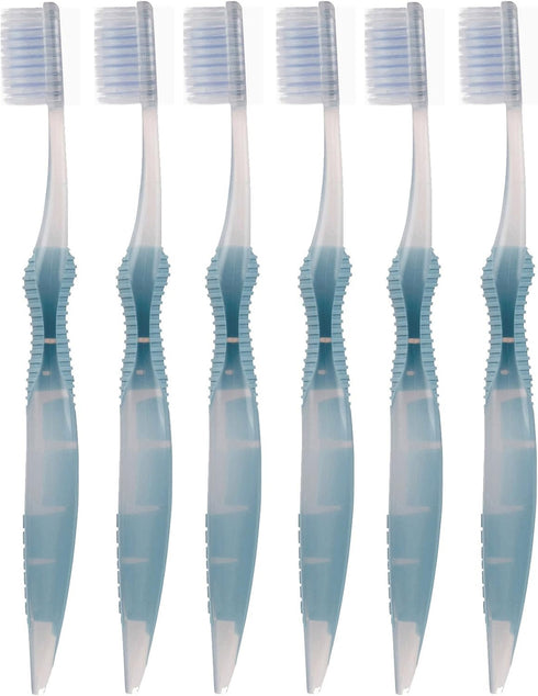 SoFresh Flossing Toothbrush - Adult Size | Your Choice of Color | (6,