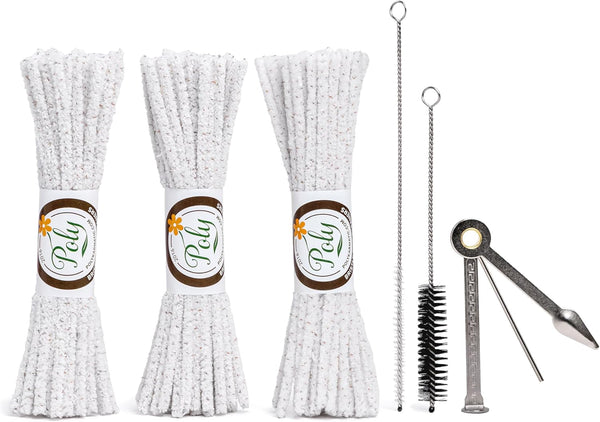 Pipe Cleaners Tool Set | 132 Hard Bristle Pipe Cleaners Bulk, 2