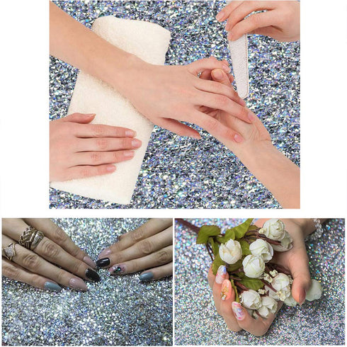 Nail Art Table Mat - EBANKU Nail Art Hand Rest Pad for Cushion, Shiny Nail Mat Desk Pad, Washable Manicure Tools