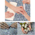 Nail Art Table Mat - EBANKU Nail Art Hand Rest Pad for Cushion, Shiny Nail Mat Desk Pad, Washable Manicure Tools