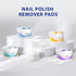 Nail Polish Remover Pads - (128 Count) - Travel Lint Free Wipes - Pre-soaked Pads Made with Natural Ingredients