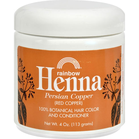 Rainbow Research Henna Hair Color and Conditioner, Persian Copper, 4 oz, Red