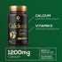 Calcium 1200 mg with Vitamin D3, Calcium Supplement for Bone Strength, 180 Tablets, Supports Immune System