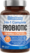 Probiotics 120 Billion CFU - Digestive Support for Men & Women, Prebiotics + Digestive Enzymes, 30 Caps