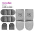 Cold Therapy Socks for Women and Men - Ice Pack Cooling Socks for Plantar Fasciitis, Neuropathy, Arthritis (Grey)