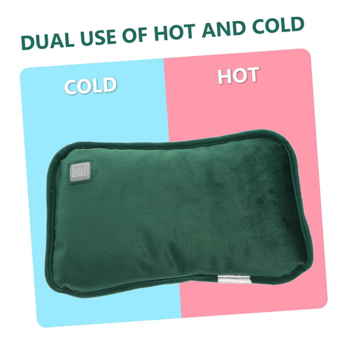 LALAFINA Hot Water Bag with Soft Cover- Rechargeable Heating Pad Hot Water Bottle for, Cramps, Hot Compress Bag Hand