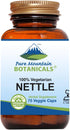 Pure Mountain Botanicals Stinging Nettle Leaf Capsules - 500mg Organic Nettle, Kosher Vegan, 60 Count
