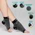 Run Forever Plantar Fasciitis Compression Socks - Foot and Ankle Brace for Women & Men, Toeless Support Socks