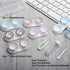 12 Pack Clear Contact Lens Case with Tweezer Remover Tool, Solution Bottle, Contacts Soak Storage Container Kit for