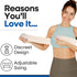 Post Op Breast Augmentation Band | Compression Wrap Chest Brace for Women | No Bounce Stabilizer Strap for Running
