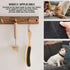 Horsehair Garment Brush with Long Wooden Handle, Soft Clothes Brush for Hair Removal, Lint Brush for Pet