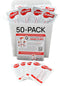 Stopain Pain Relief Clinical Gel Packets, 50 Pack, USA Made, Max Strength with MSM, Glucosamine, Menthol