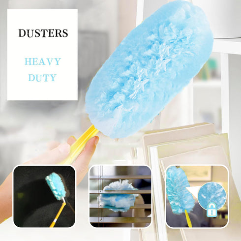 40 Count Heavy Duty Duster Refills Compatible with Swiffer Dusters for Home Cleaning