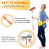 Window Squeegee for Home, Window Cleaner Tool with Extension Pole 20''-30'', for Shower, Car Windshield, Glass Cleaning