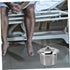 Stainless Steel Spittoon with Cover Durable Elderly Potty Urinal for Boy Girl and Adults Portable Chamber Pot for Home