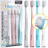 Extra Soft Toothbrushes for Adults, Nano Toothbrush with 20,000 Ultra Fine Bristles, Pack of 3
