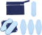 HINTRMENT Reusable Menstrual Pads 8pcs Set Washable Panty Liner Sanitary Towels with Polar