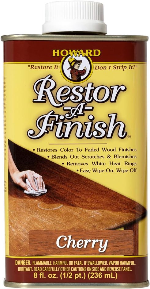 HOWARD RF8 Restor-A-Finish, 8 oz, Cherry