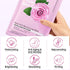 Jakuva 12PCS Deeply Moisturizing Facial Masks, Collagen Face Mask Patches for Anti-Aging Skincare